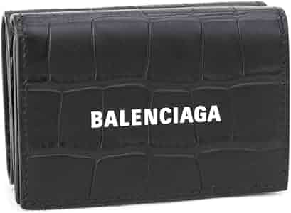 BALENCIAGAバレンシアガ　クロコ型押し　コンパクト　3つ折財布　❤︎ バレンシアガ BALENCIAGA 3つ折り財布 レディース ミニ財布 ミニ